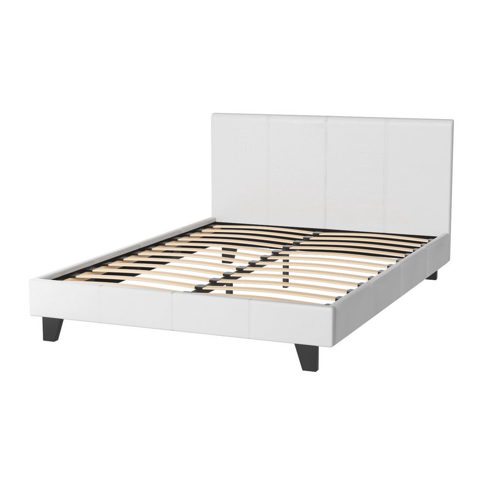 NEO Bed Frame Double Size White