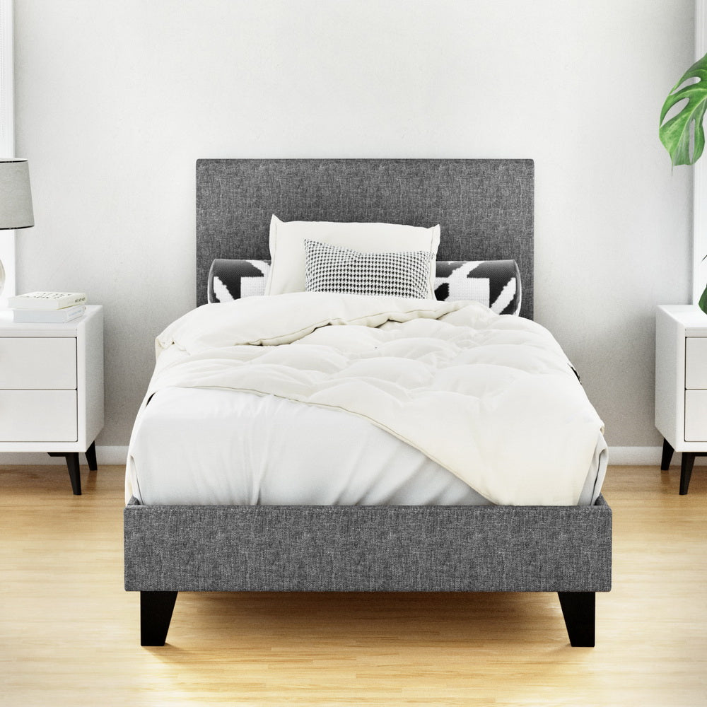 NEO Bed Frame Single Size Grey