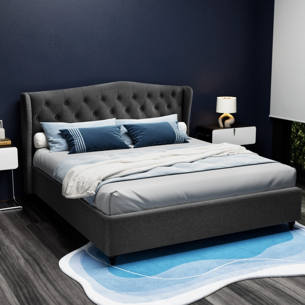 PIER Bed Frame King Size Charcoal