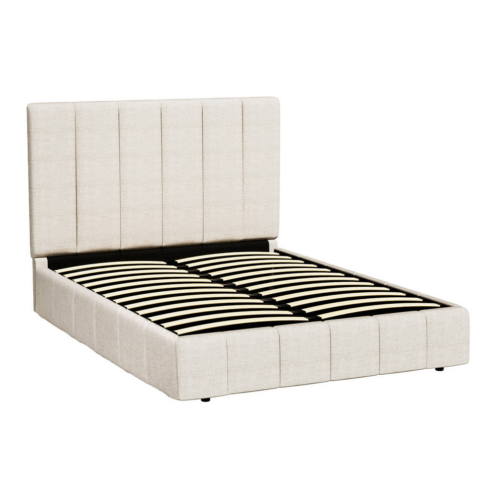 TETTE Bed Frame Queen Size Beige