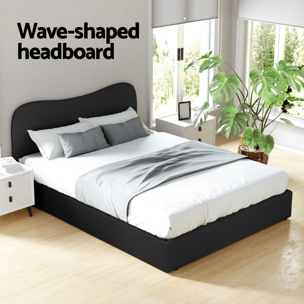 DARA Bed Frame Queen Size Boucle