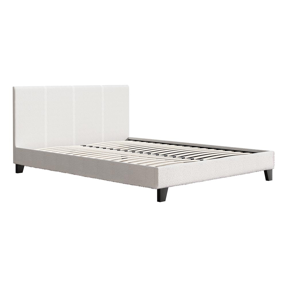 NEO Bed Frame Queen Size Boucle
