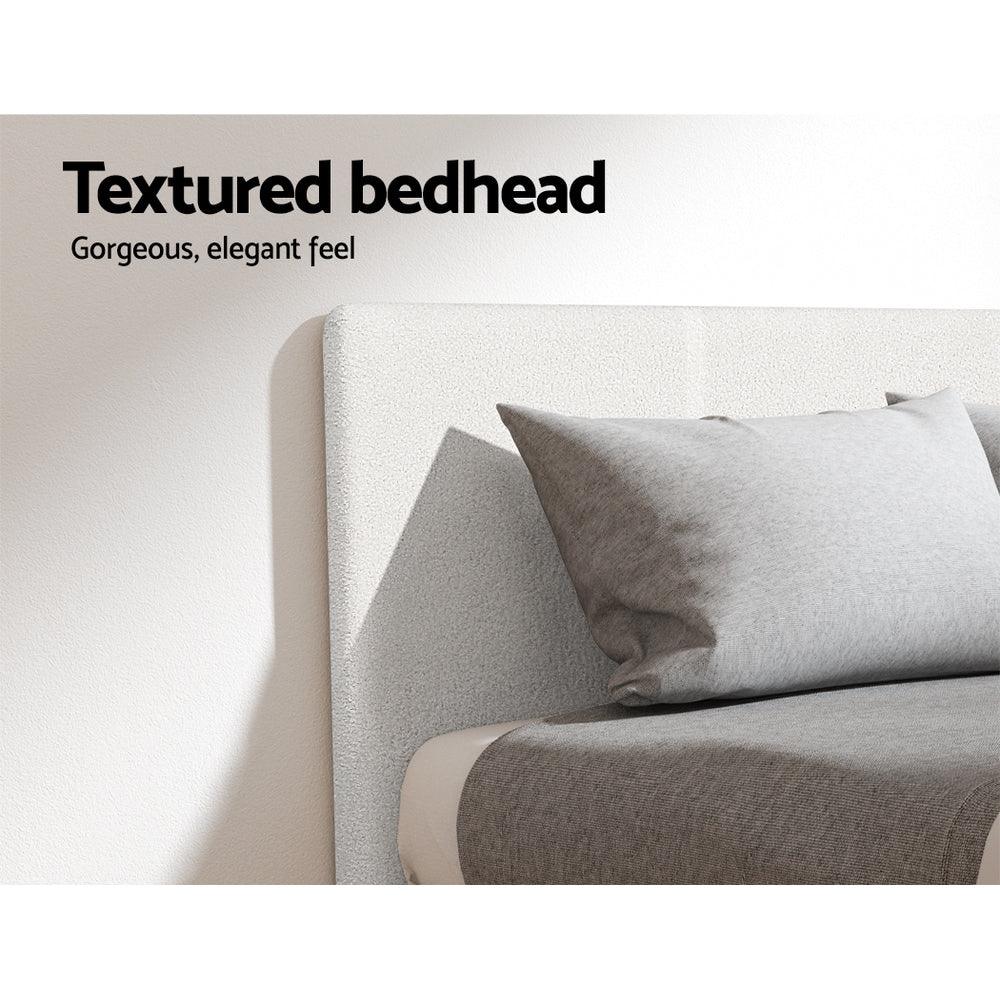 NEO Bed Frame Single Size Boucle