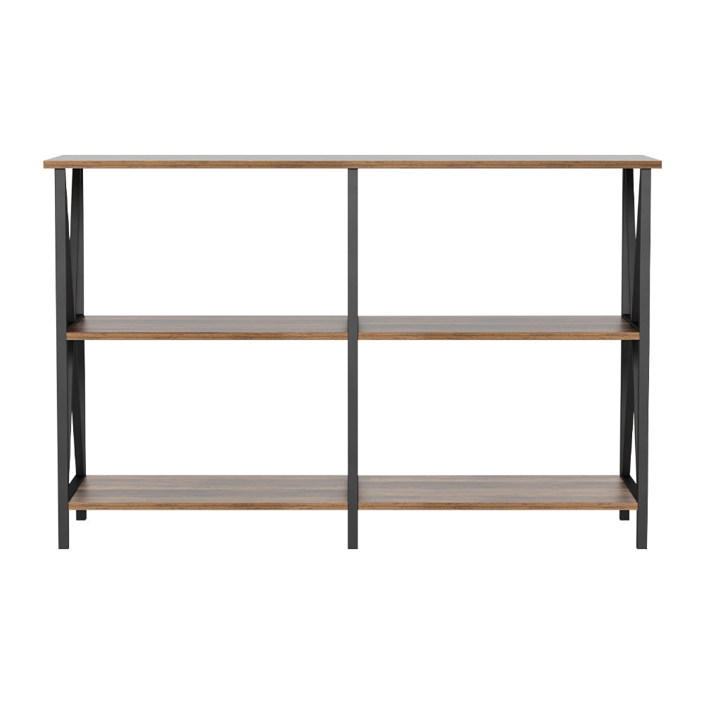 Xiah Console Table 120CM 3-tier Walnut