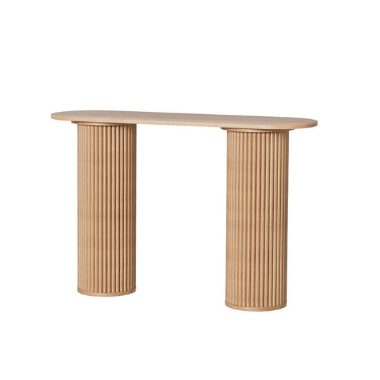 Blake Console Table Oval 115CM Pine