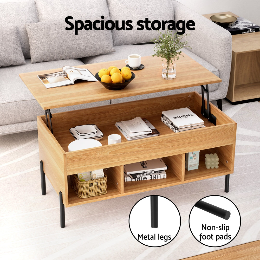 Oak Coffee Table Lift-top