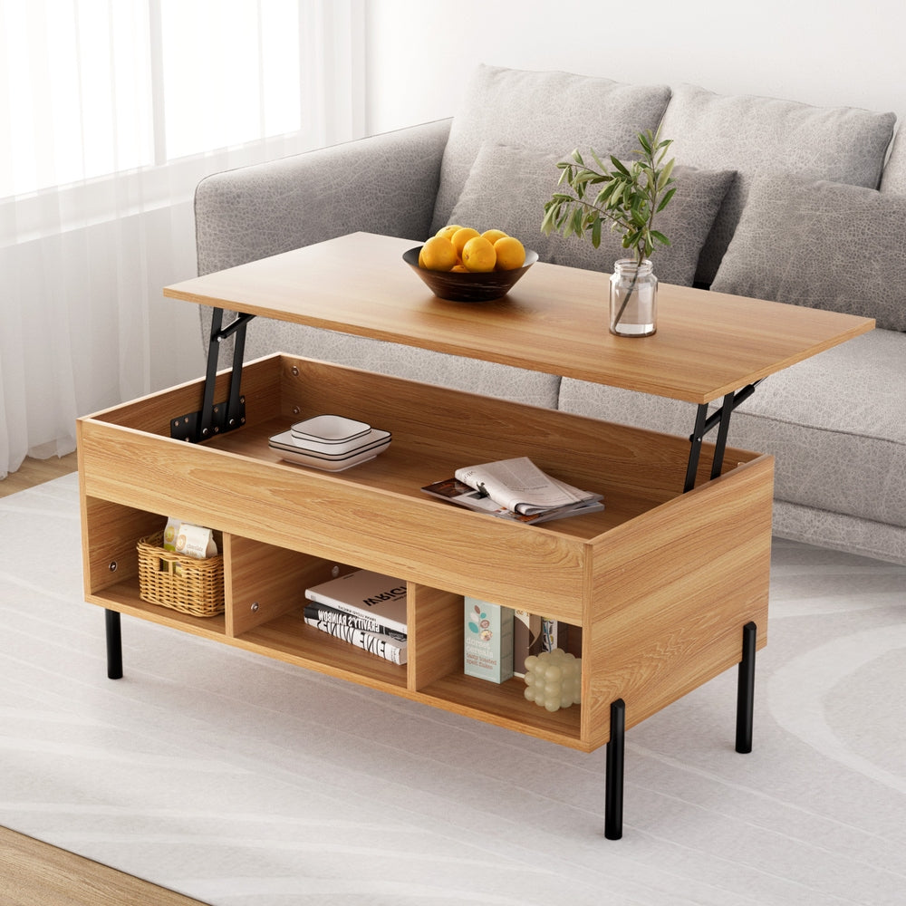 Oak Coffee Table Lift-top