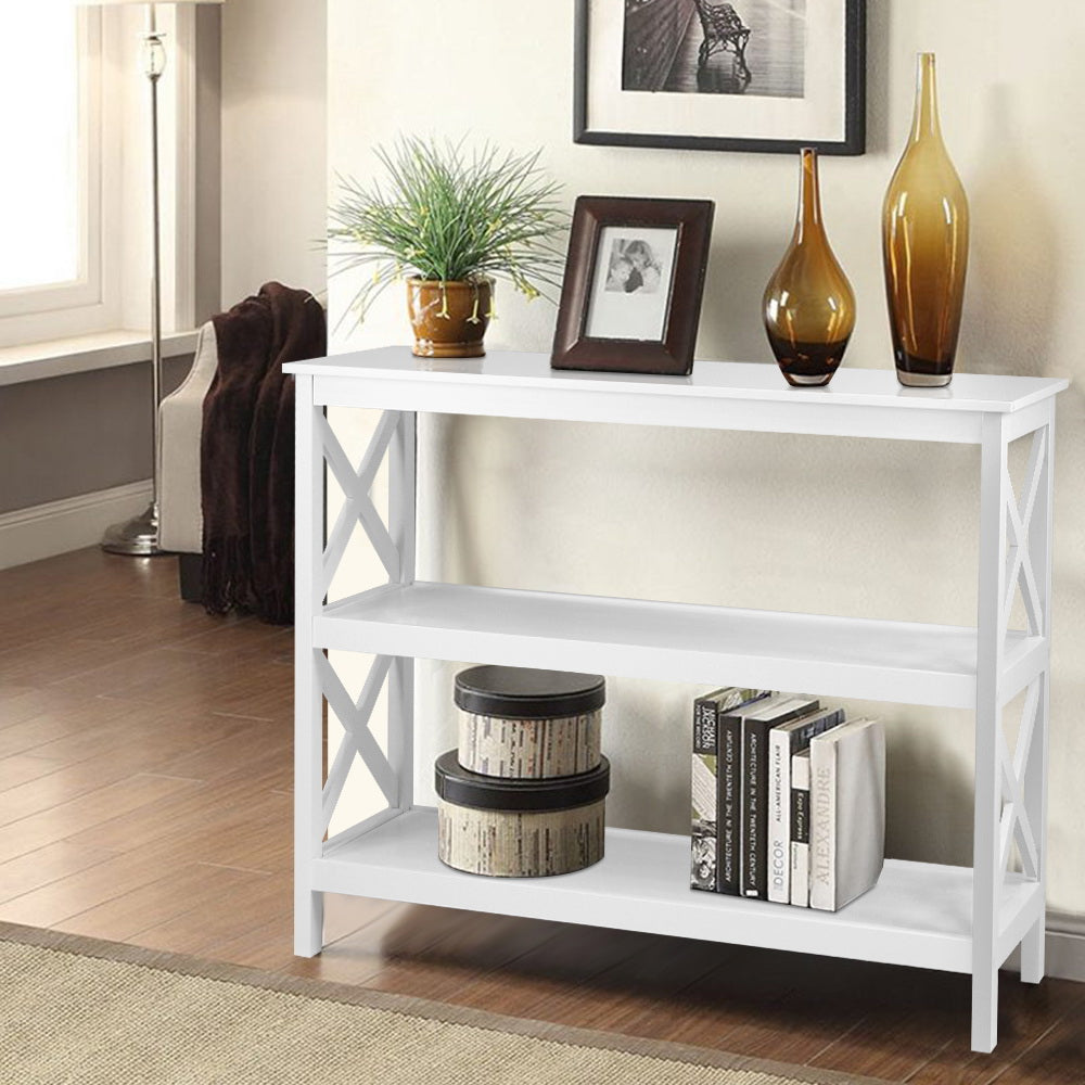 Polly Console Table 3-tier White