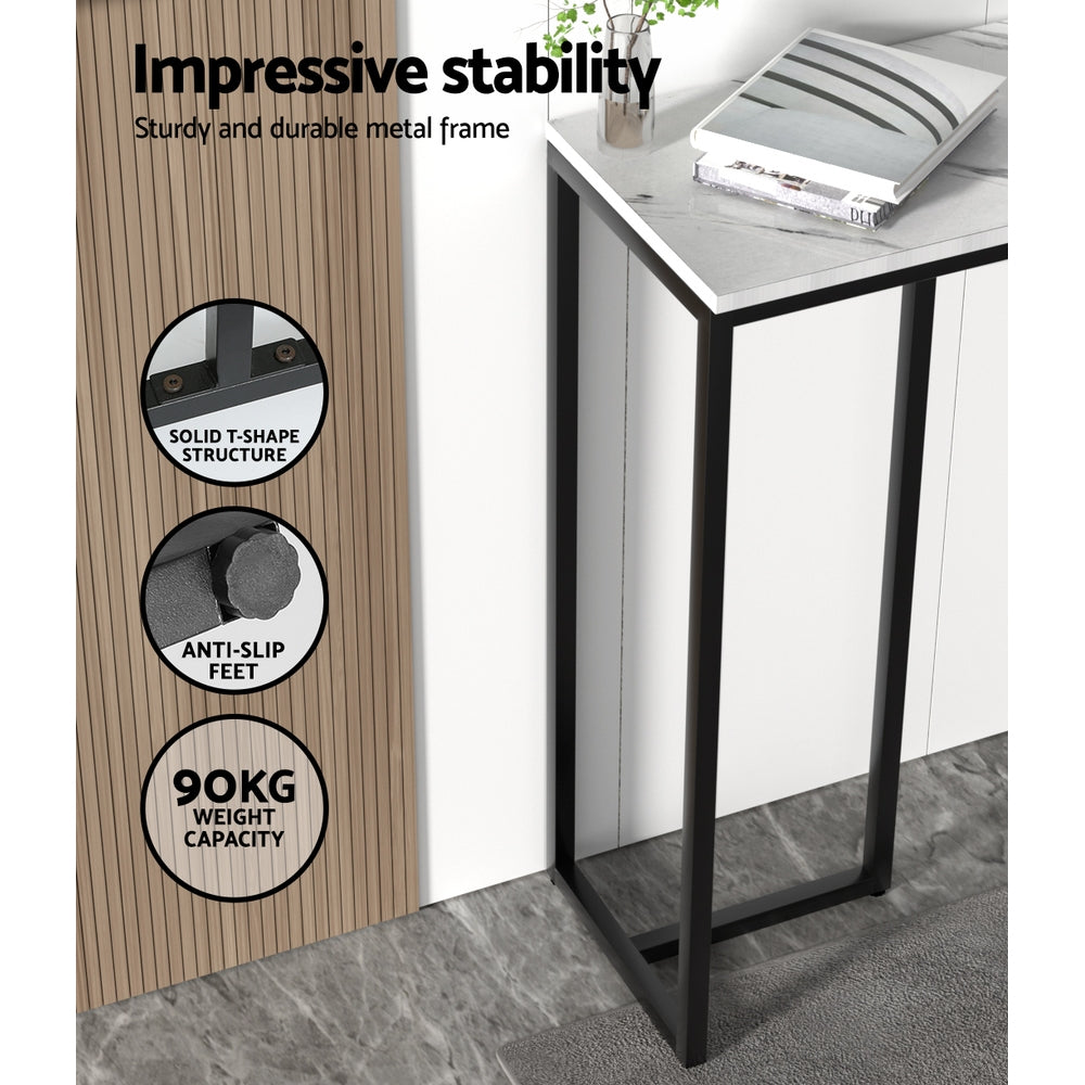 Frenisha Console Table Marble Effect