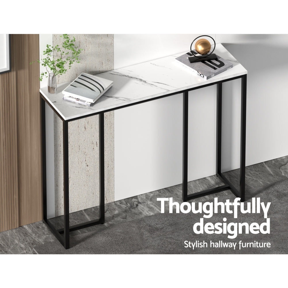 Frenisha Console Table Marble Effect
