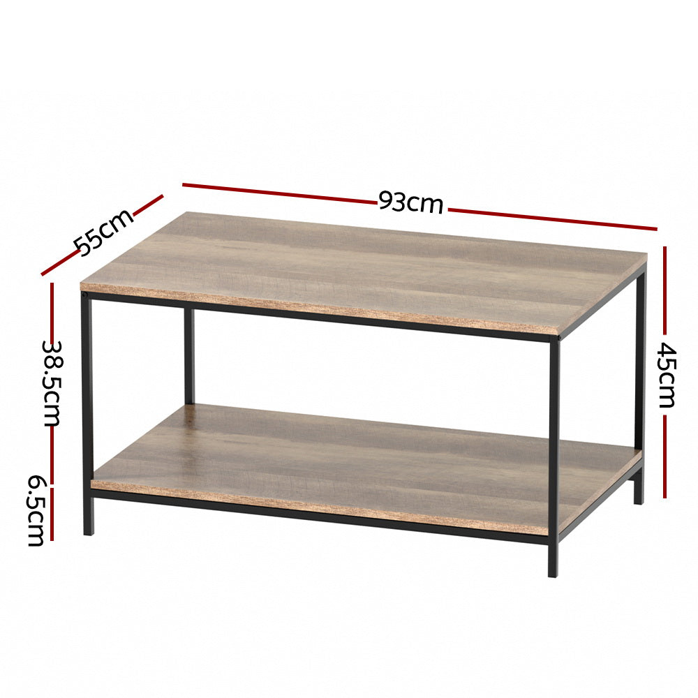 Olin Coffee Table Rectangular 93CM Walnut