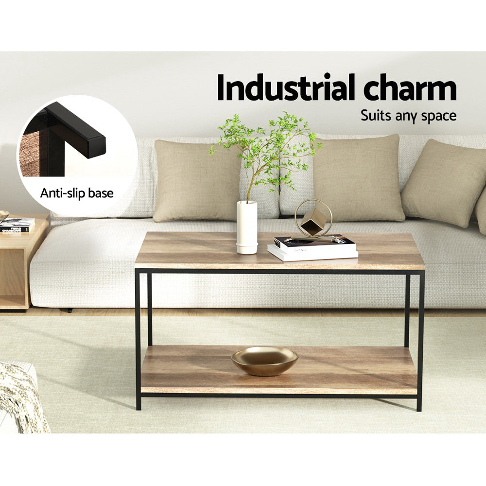 Olin Coffee Table Rectangular 93CM Walnut
