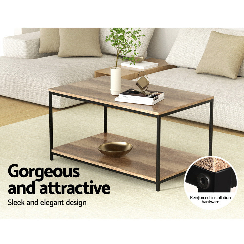 Olin Coffee Table Rectangular 93CM Walnut