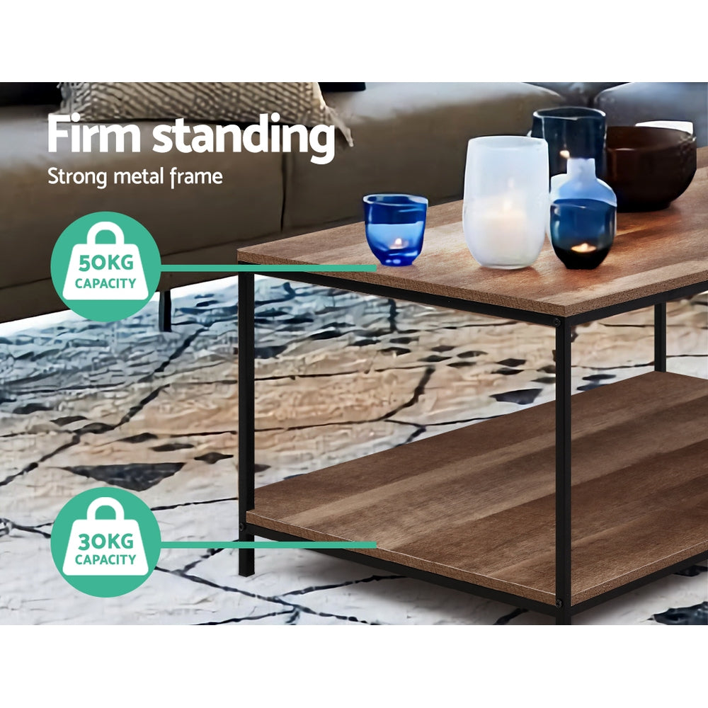 Olin Coffee Table Rectangular 93CM Walnut