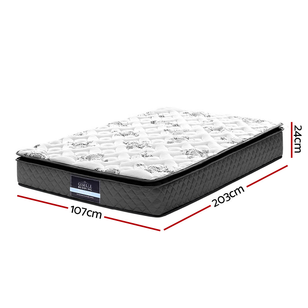 Single Bedding 24cm Mattress Pillow Top King