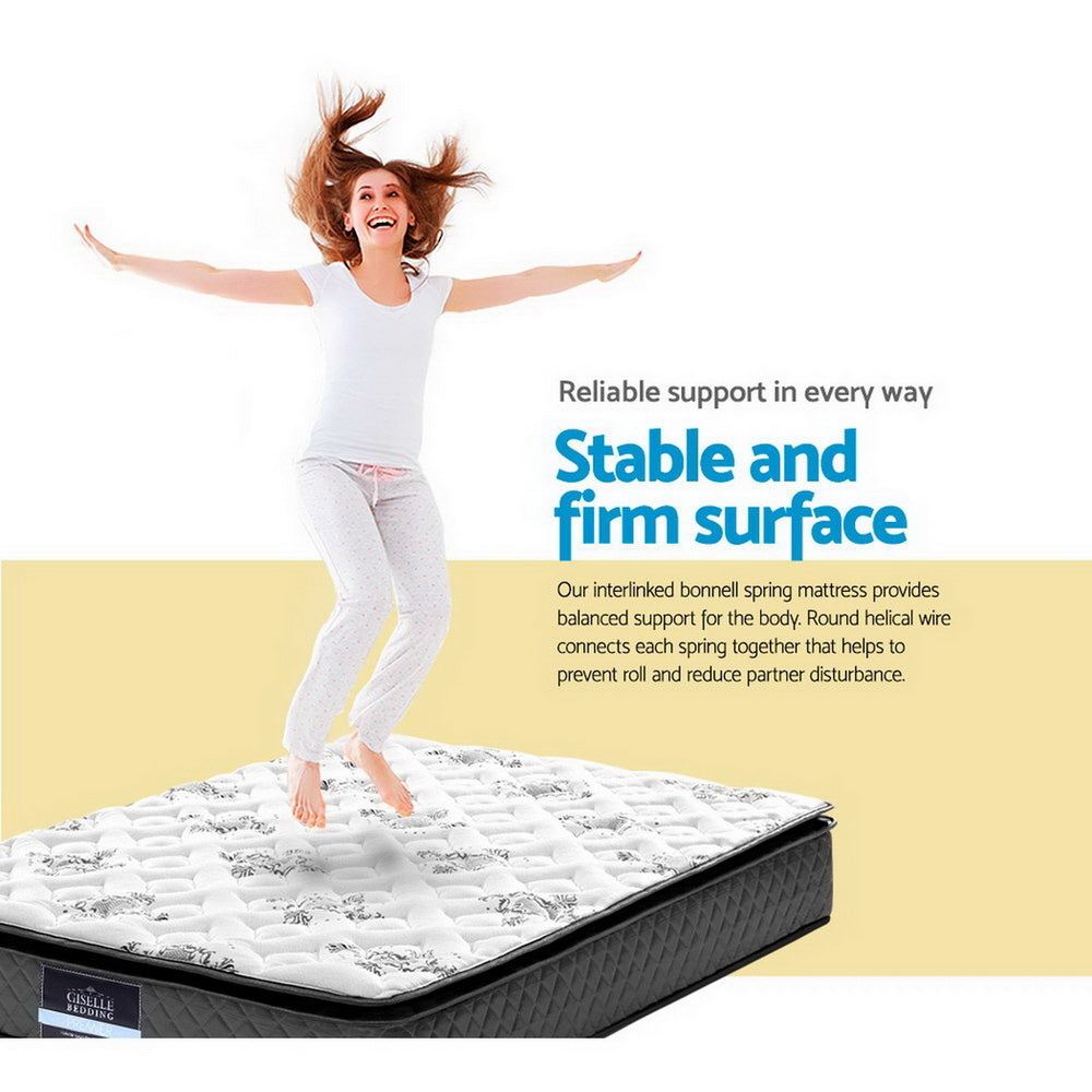 Queen Bedding 24cm Mattress Pillow Top