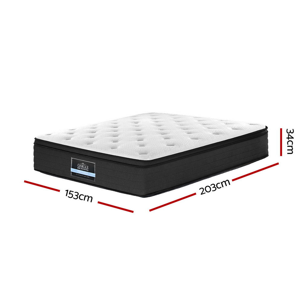 Queen Bedding 34cm Mattress Euro Top