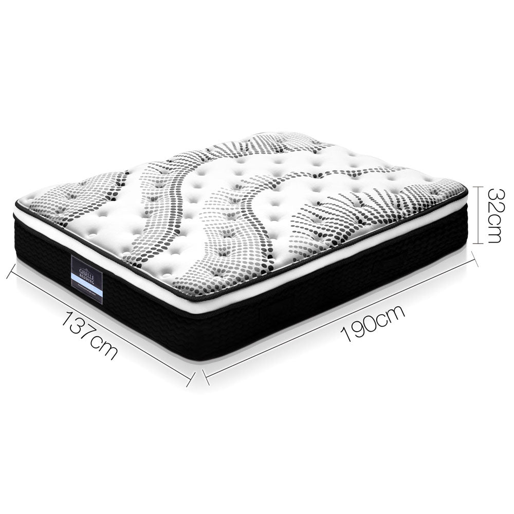 Double Bedding 32cm Mattress Euro Top
