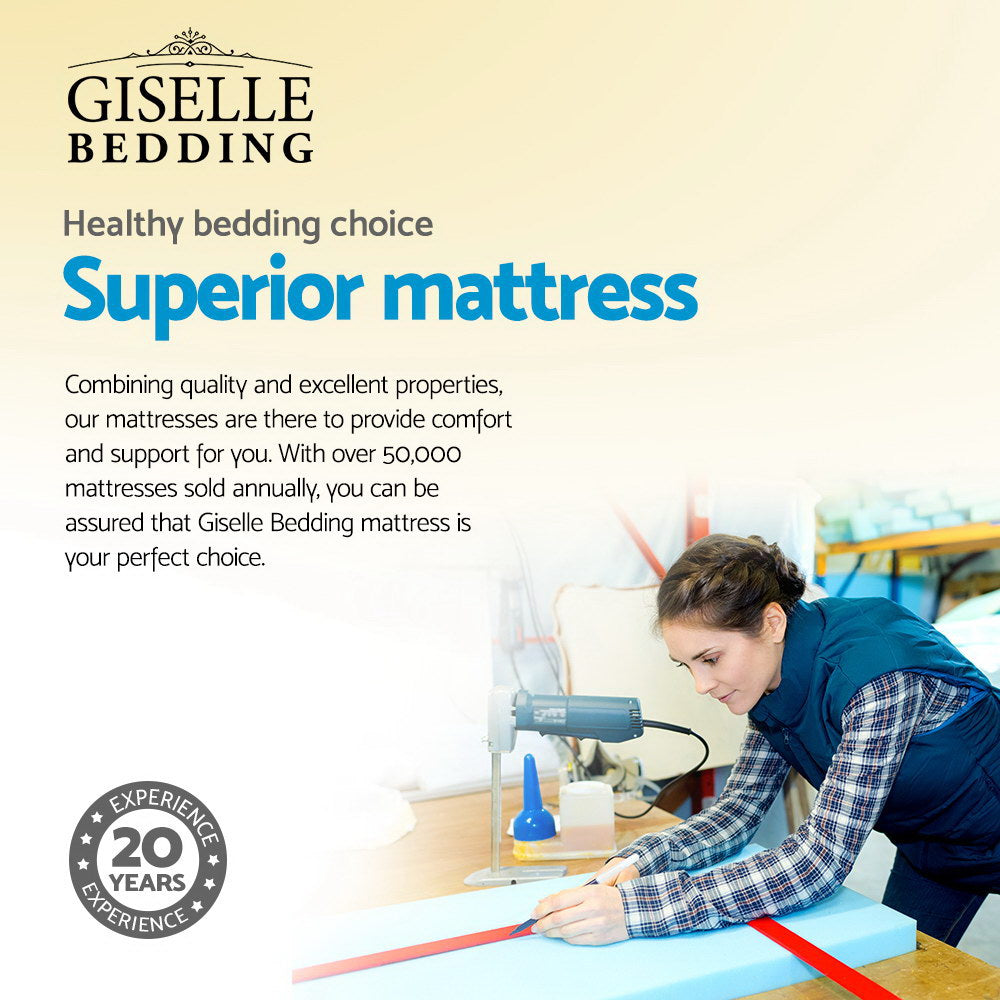 Double Bedding 32cm Mattress Euro Top
