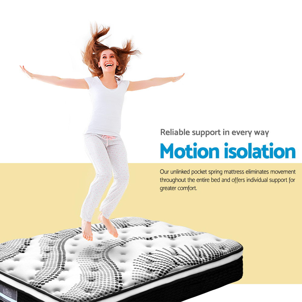 Single Bedding 32cm Mattress Euro Top King