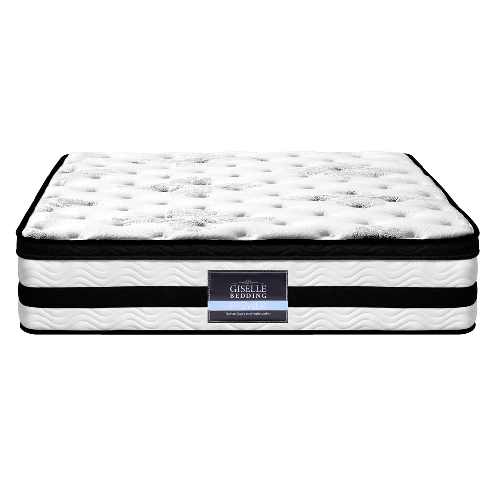 Double Bedding 34cm Mattress Euro Top Pocket Spring