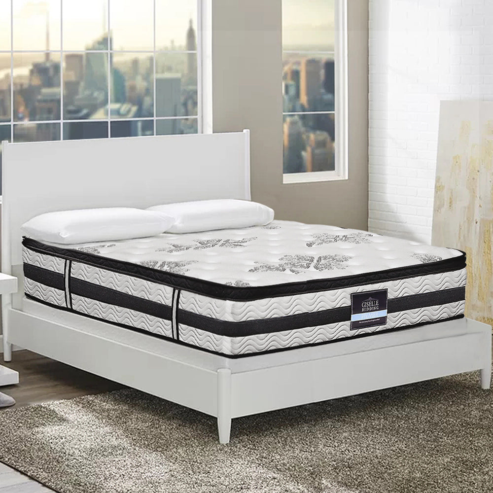 Double Bedding 34cm Mattress Euro Top Pocket Spring