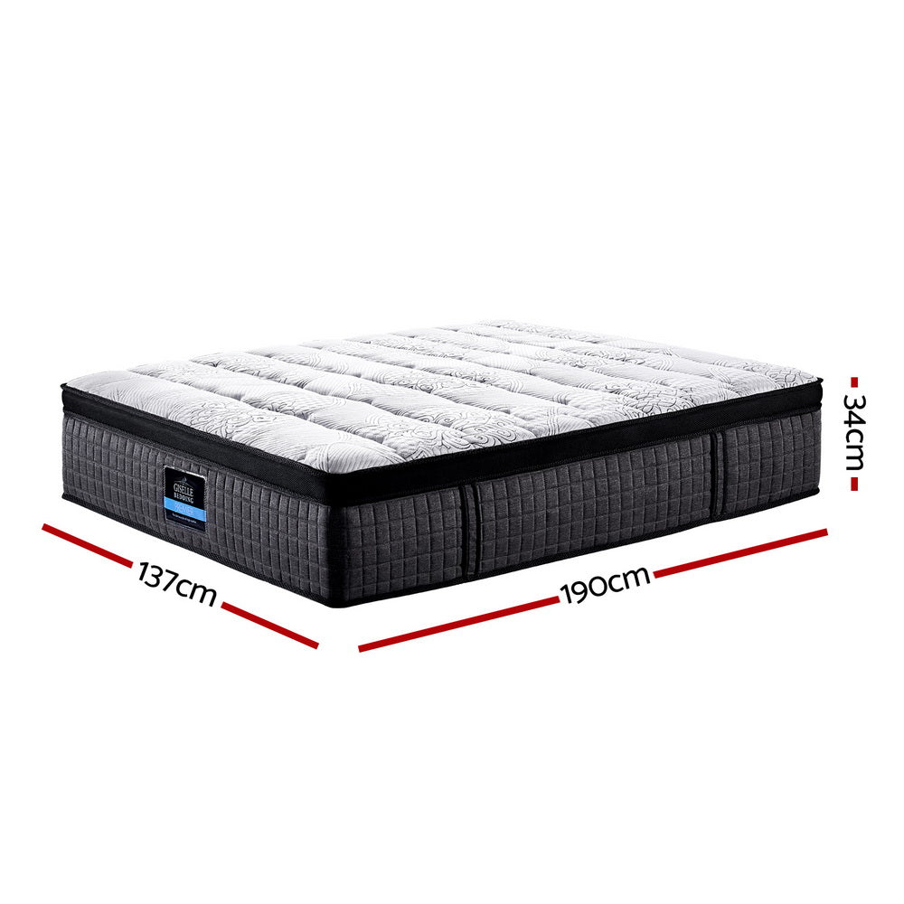 Double Bedding 34cm Mattress 9 Zone Latex Foam