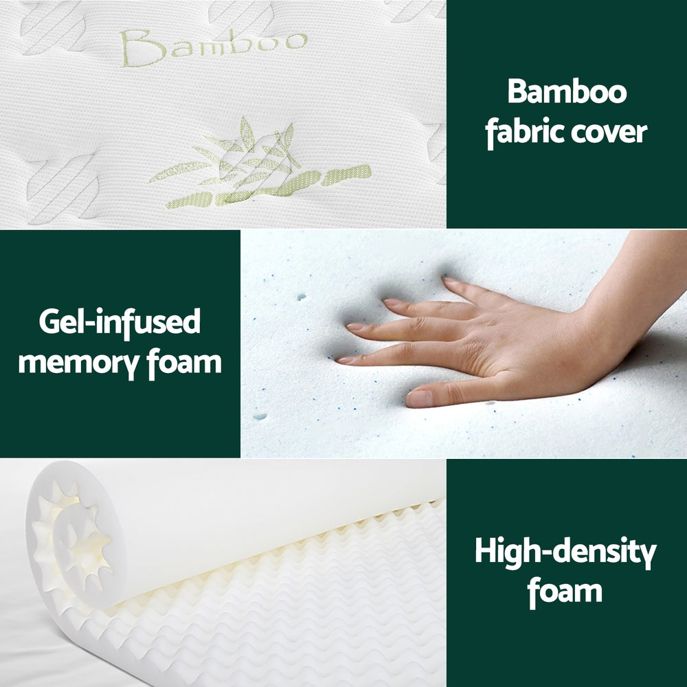 Queen Mattress Cool Gel Foam 30cm