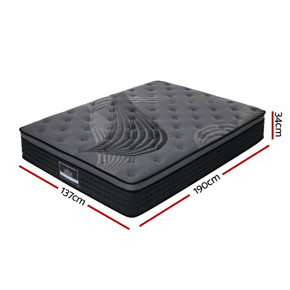 Double Bedding 34cm Mattress Bamboo Cover