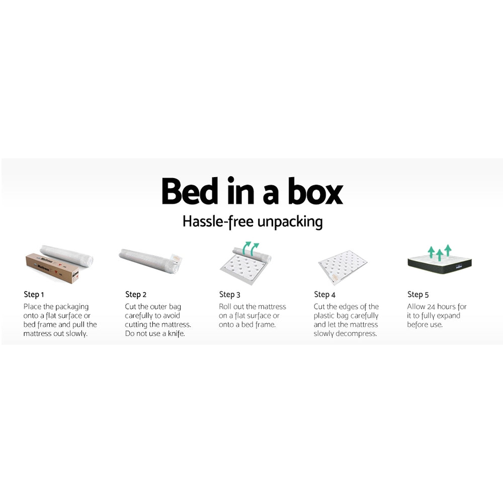 Queen Bedding 25cm Mattress Green Tea Foam