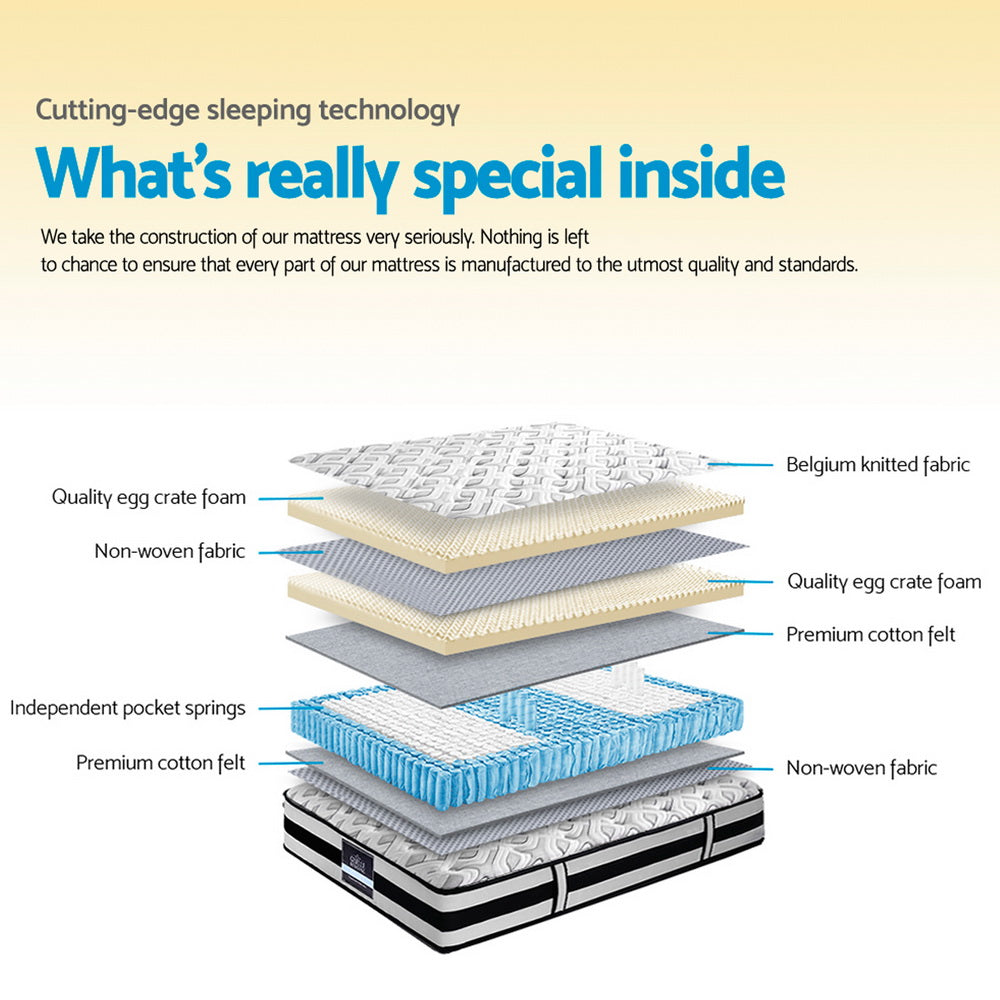 Queen Bedding 24cm Mattress Super Firm