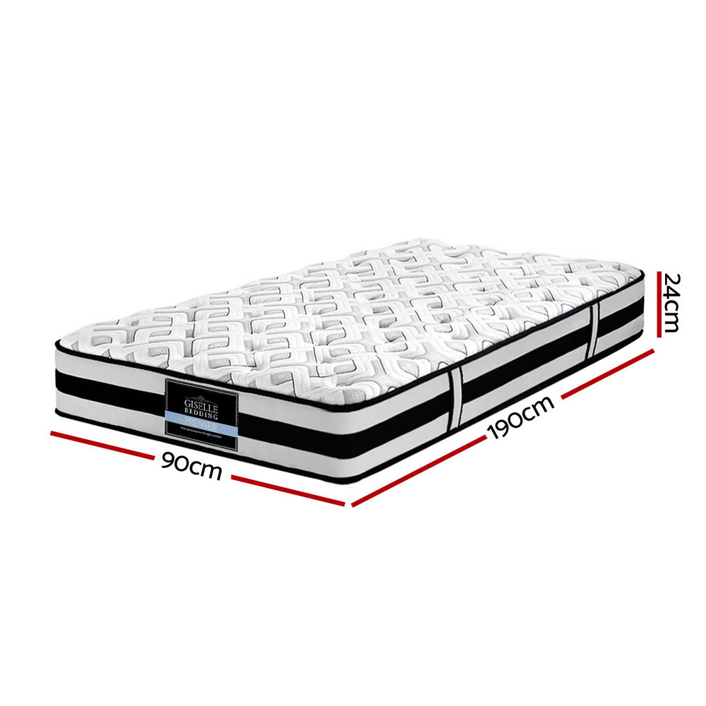Single Bedding 24cm Mattress Super Firm