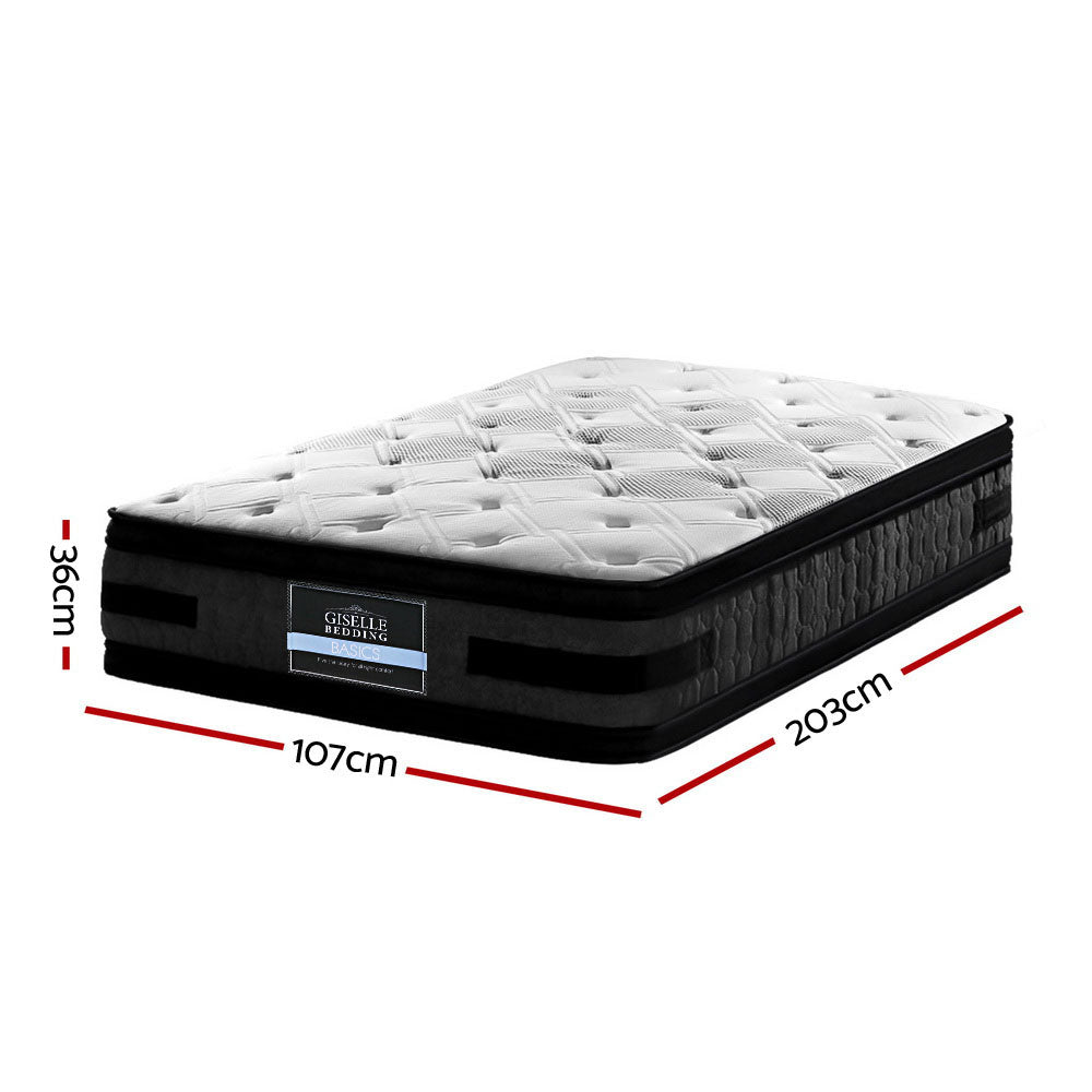 King Single Bedding 36cm Mattress Cool Gel Memory Foam