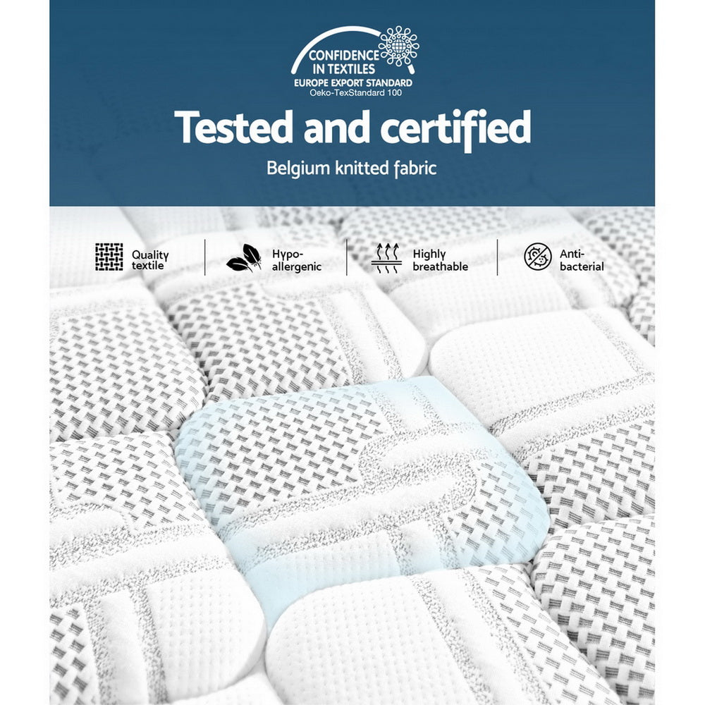 King Single Bedding 36cm Mattress Cool Gel Memory Foam