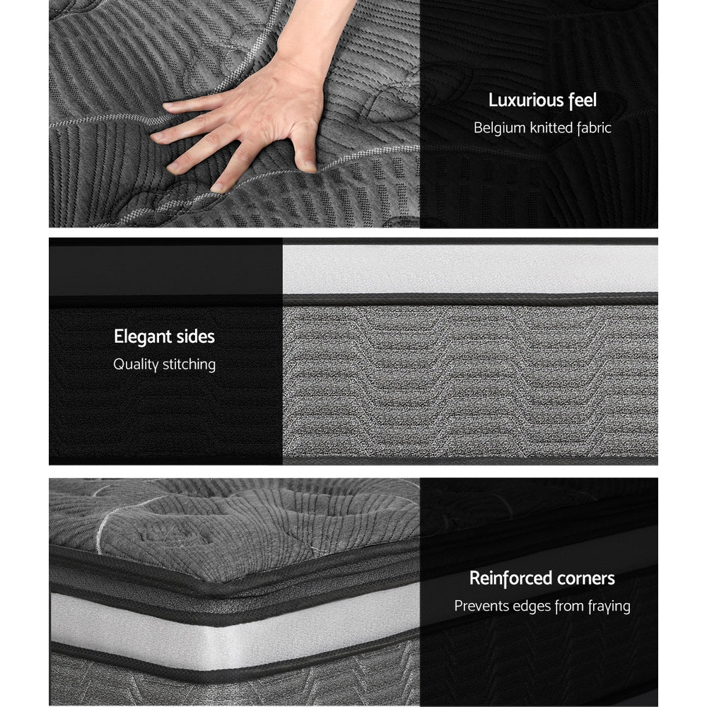 Queen Bedding 34cm Mattress Double Layer Pocket Spring