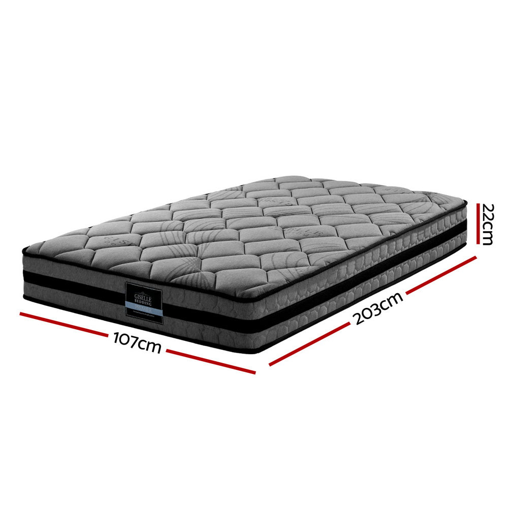King Single Bedding 22cm Mattress Medium Firm