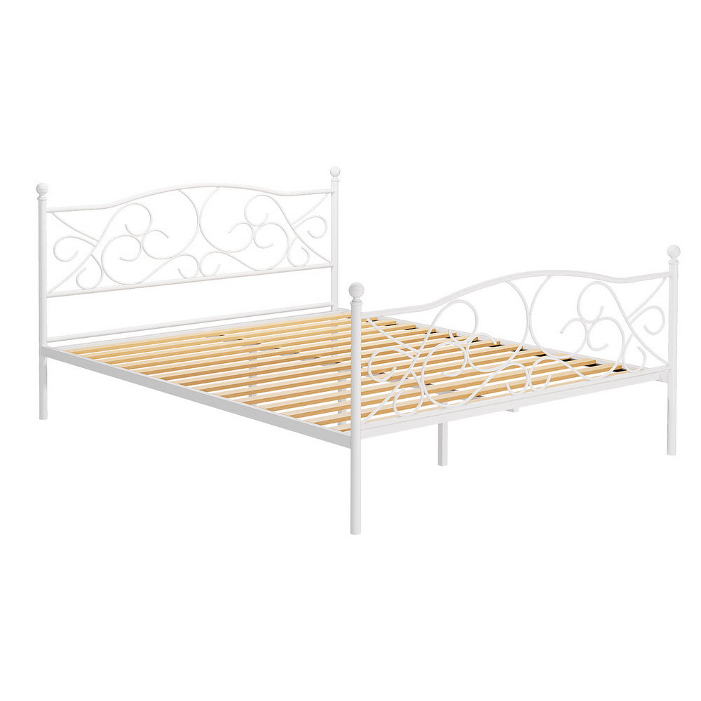 GROA Bed Frame Queen Size Metal Bed Frame