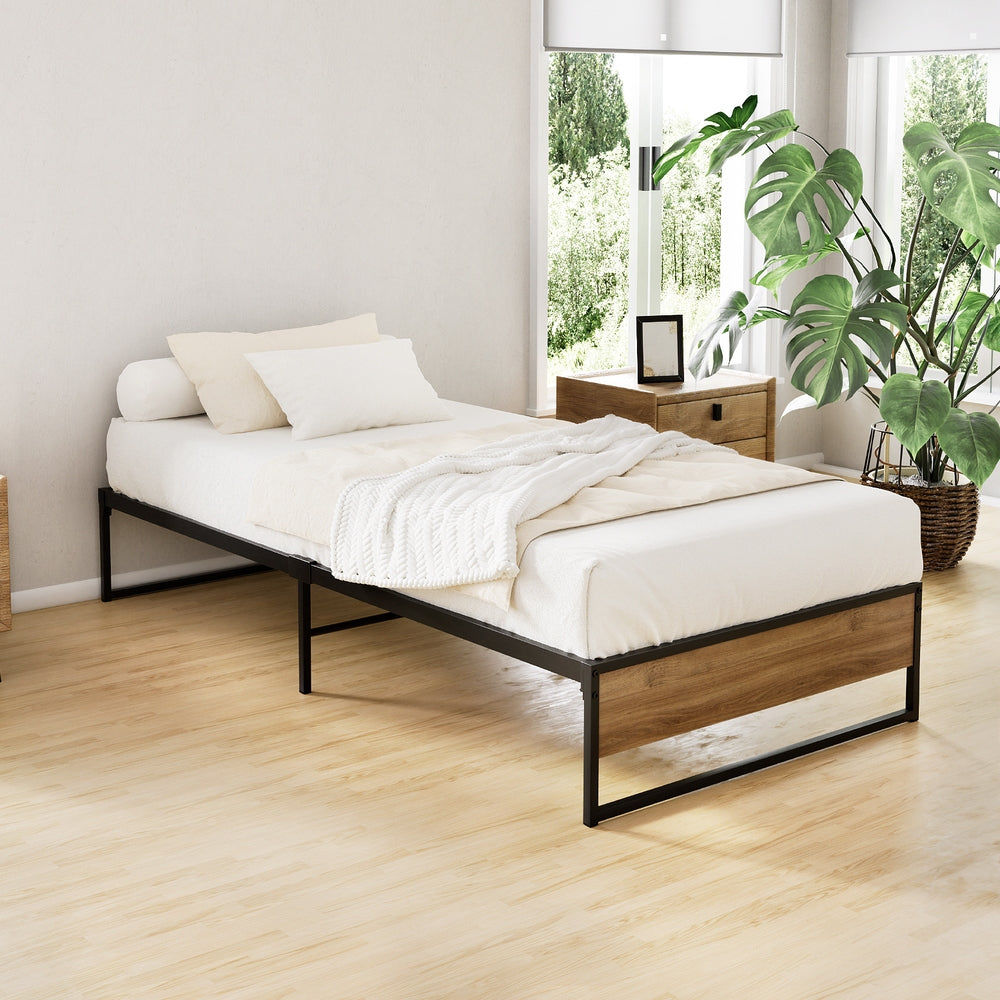 Bed Frame Metal Bed Frame Bed Base OSLO - Single