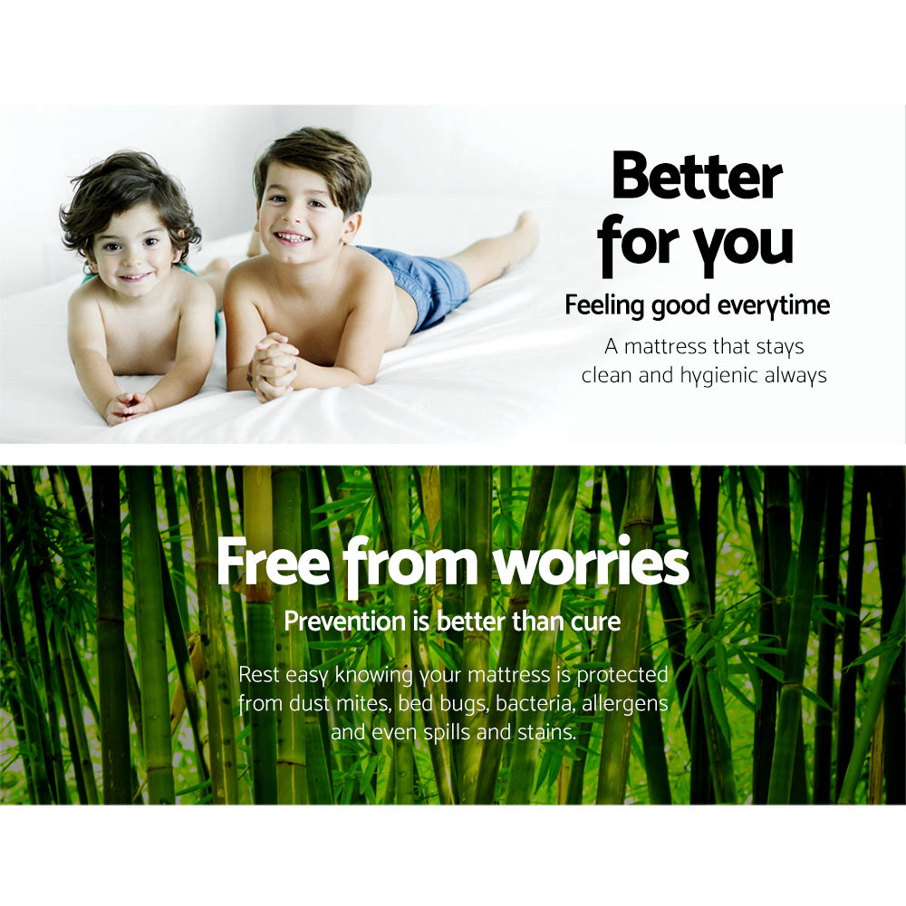 Queen Bedding Mattress Protector Bamboo