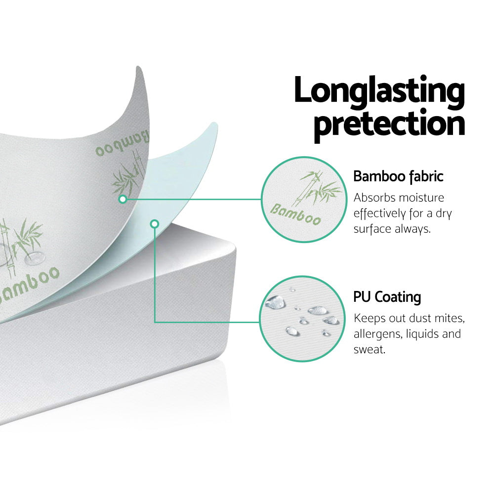 Queen Bedding Mattress Protector Bamboo
