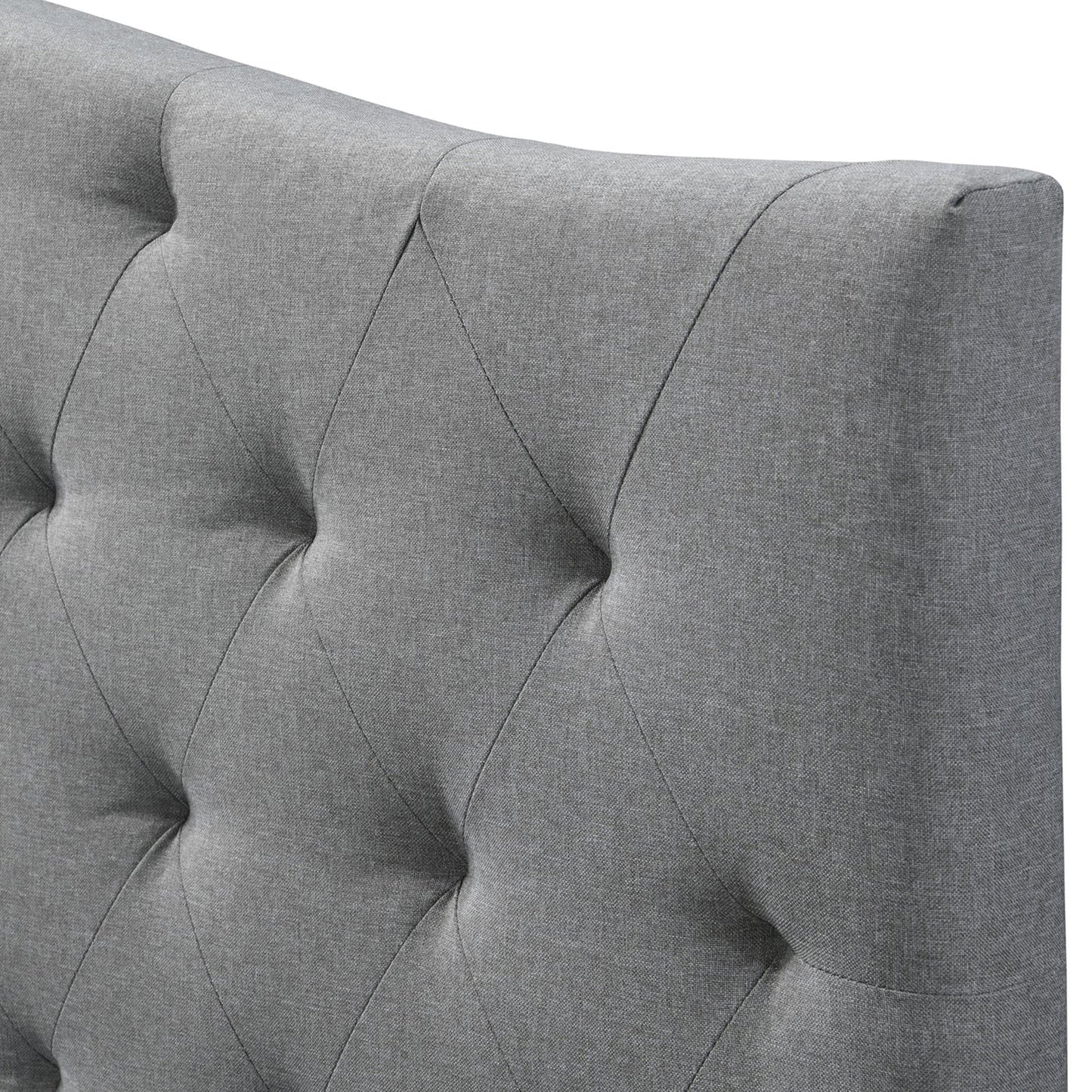 Fabric Queen Bed