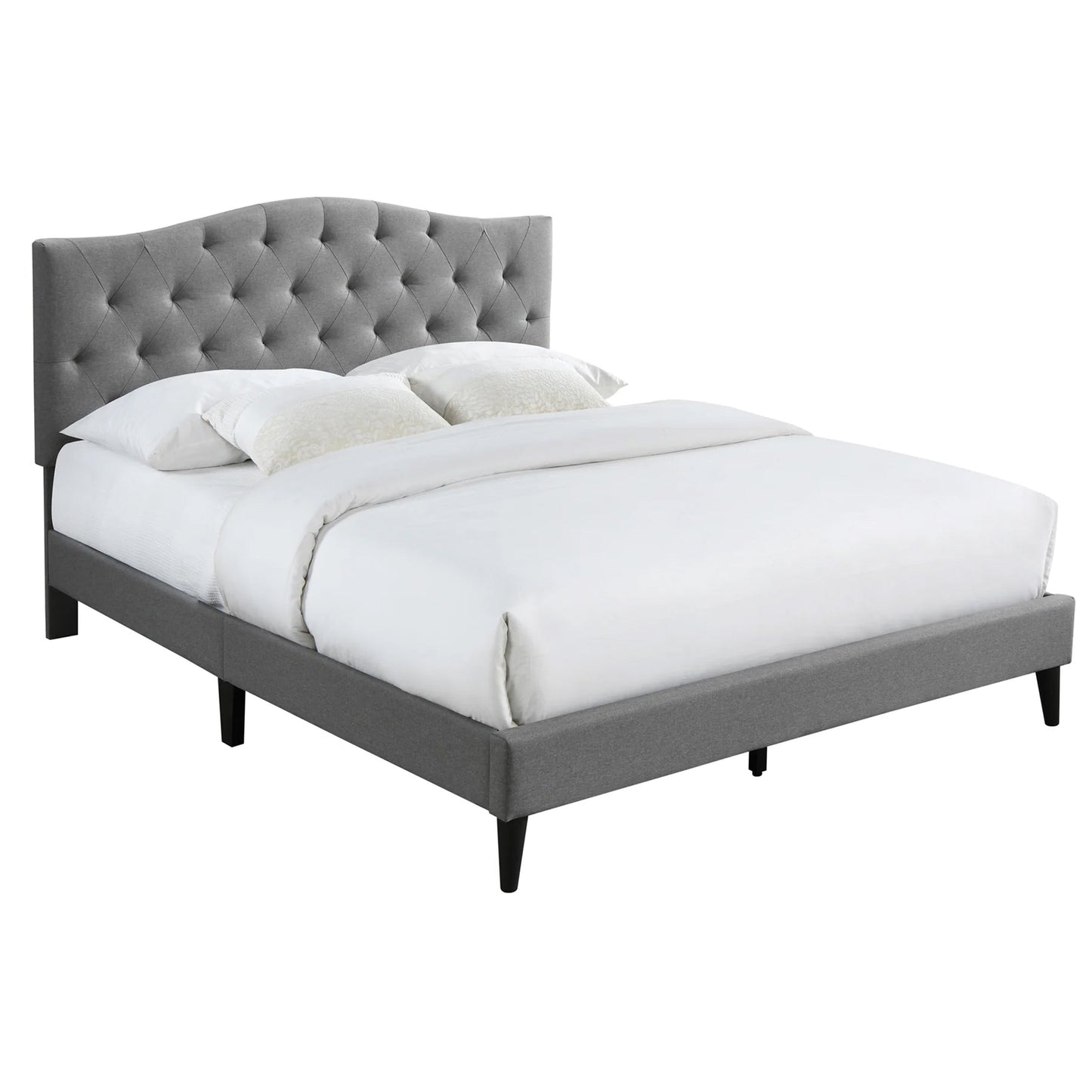 Fabric Queen Bed