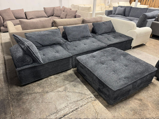 ⭐️ Modular Sofa with Ottoman | Pre-owned – Steam cleaned | SYDNEY WIDE DELIVERY