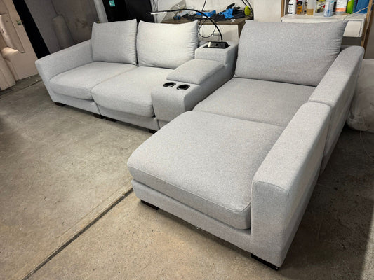 ⭐️ Modular Sofa with Reversible chaise | Pre-owned – Steam cleaned | SYDNEY WIDE DELIVERY