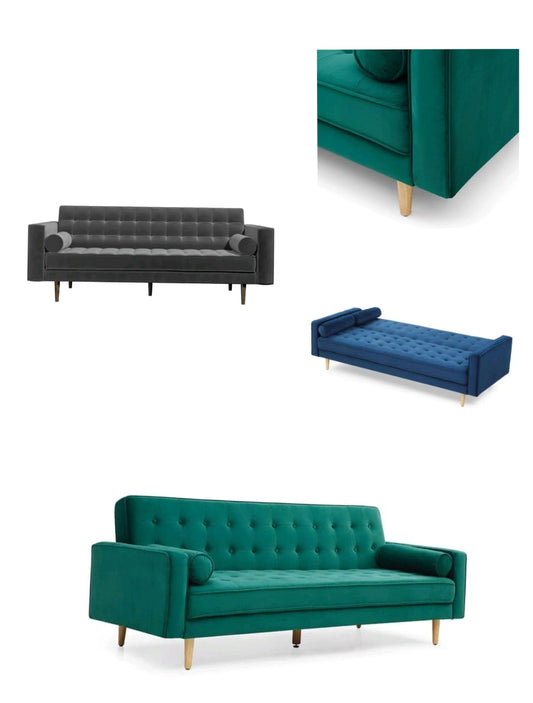 ⭐️ Brand New Sofa Bed | Available in 3 Colors – Green, Blue & Grey | SYDNEY WIDE DELIVERY