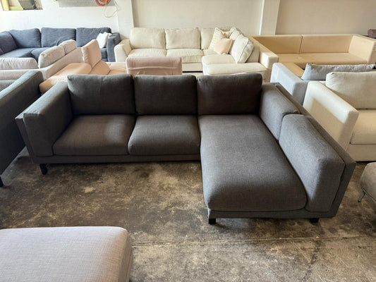 ⭐️Charcoal L-shape Sofa | Pre-owned – Steam cleaned | SYDNEY WIDE DELIVERY