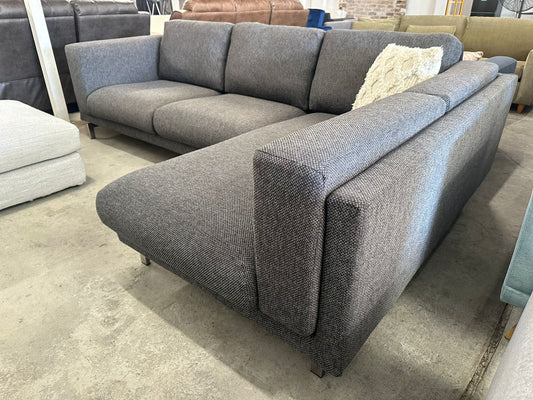 ⭐️ Charcoal grey L shape sofa | Pre-owned – Steam cleaned | SYDNEY WIDE DELIVERY