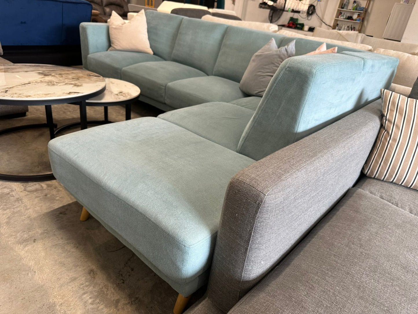 ⭐️ Blue Corner sofa | Pre-owned – Steam cleaned | SYDNEY WIDE DELIVERY