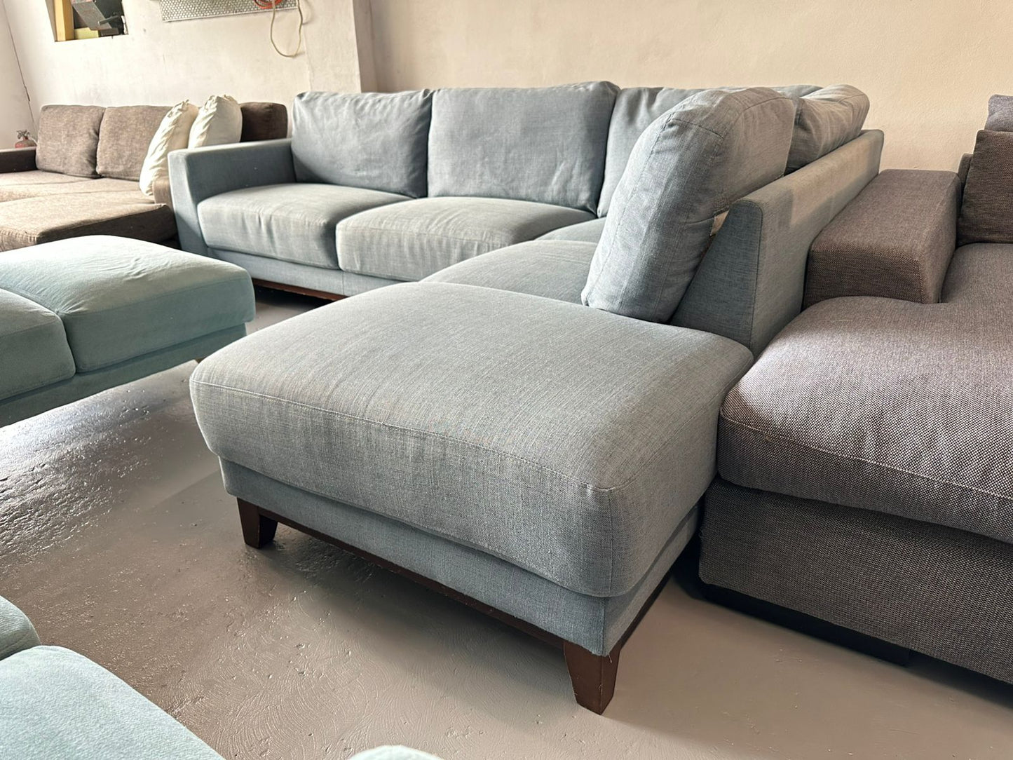 ⭐️ Blue corner sofa  | Pre-owned – Steam cleaned | SYDNEY WIDE DELIVERY