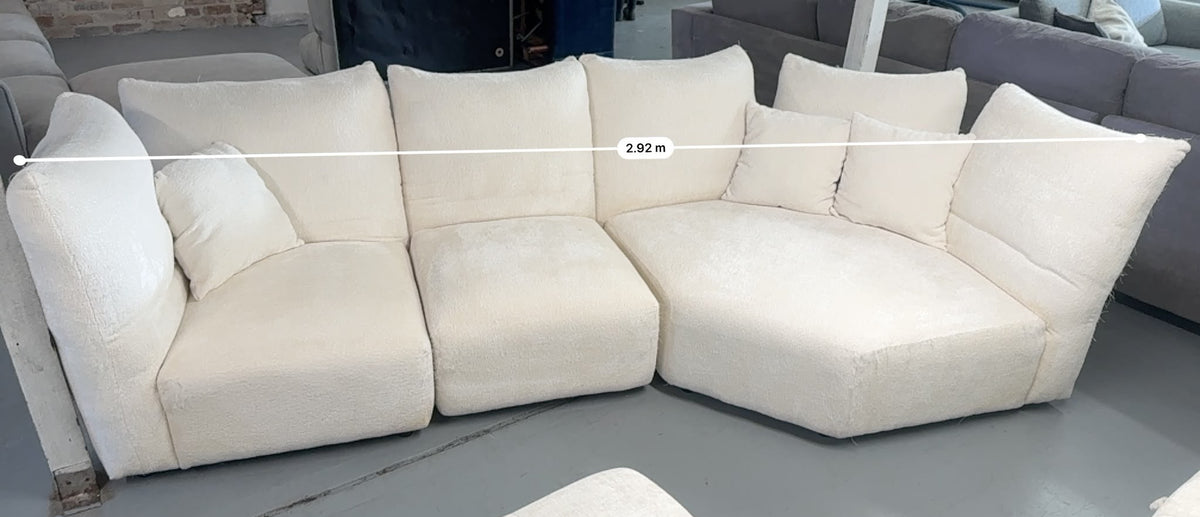 Maison Blanc Modular Sofa | Adjustable Seating | Sydney Wide Delivery | Pre Owned